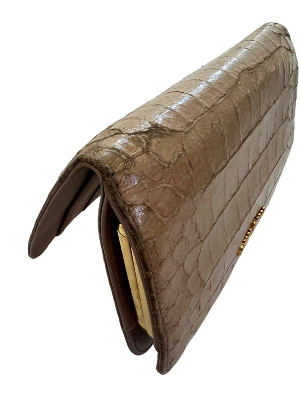 Miu Miu Croc-Embossed
Kisslock Wallet - Picture 4 of 15